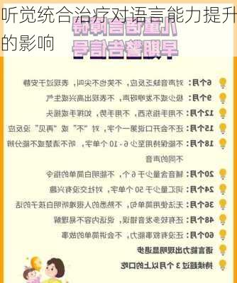 听觉统合治疗对语言能力提升的影响