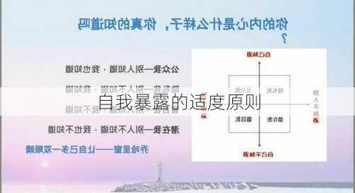 自我暴露的适度原则