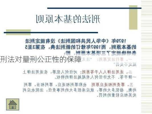 刑法对量刑公正性的保障