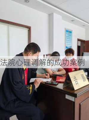 法院心理调解的成功案例