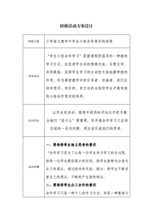 如何通过团队活动培养学生的合作与竞争意识