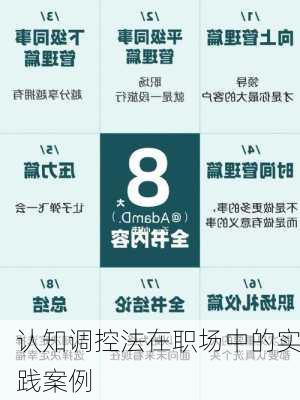 认知调控法在职场中的实践案例