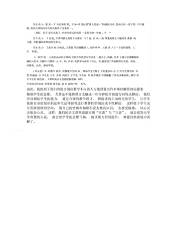 个性化阅读教学案例