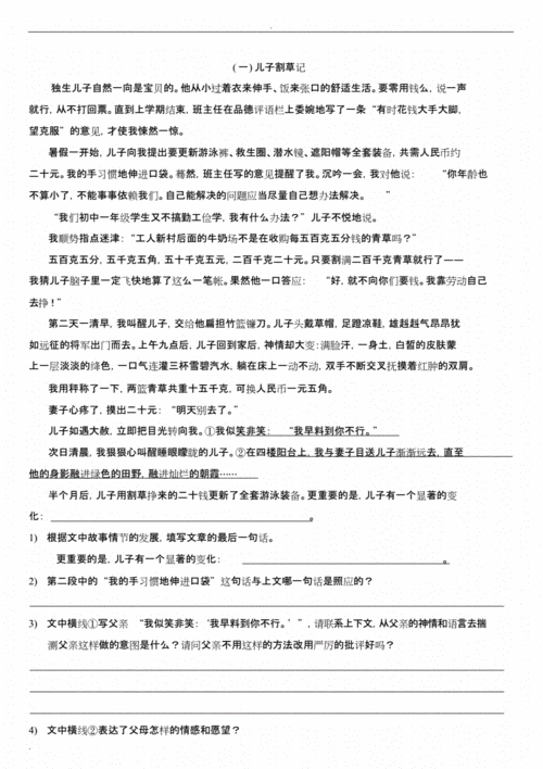 中学语文阅读教学中的个性化理解