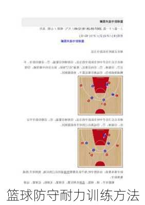 篮球防守耐力训练方法