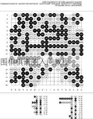 围棋棋谱的入门教程