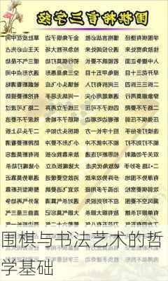 围棋与书法艺术的哲学基础