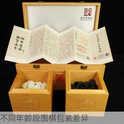不同年龄段围棋包装差异