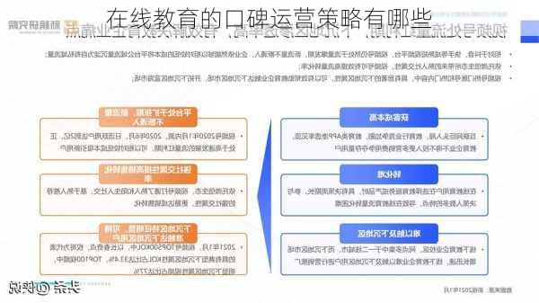 在线教育的口碑运营策略有哪些