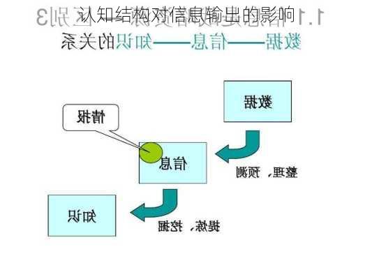 认知结构对信息输出的影响