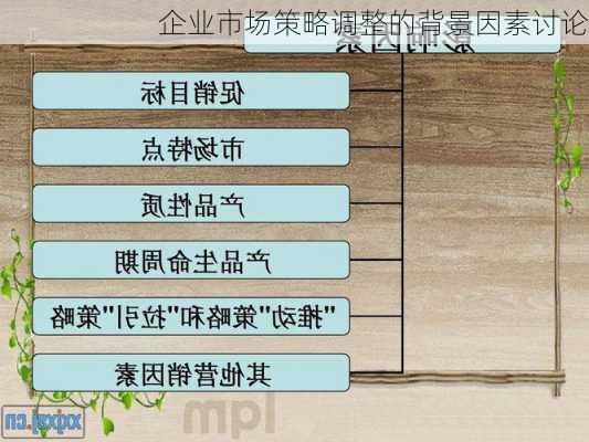 企业市场策略调整的背景因素讨论