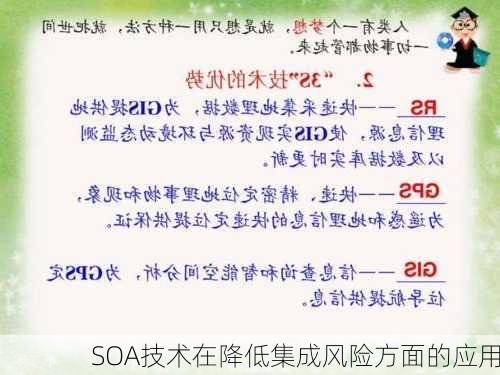 SOA技术在降低集成风险方面的应用