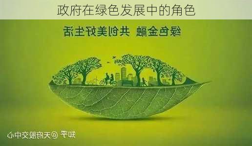 政府在绿色发展中的角色