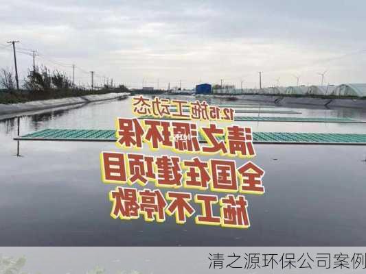 清之源环保公司案例