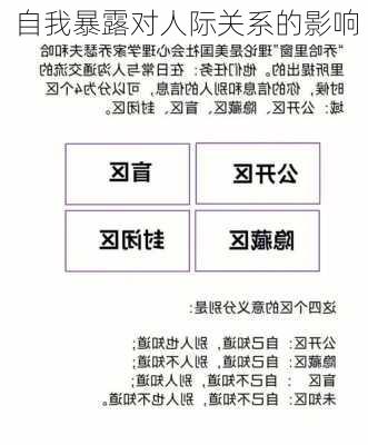 自我暴露对人际关系的影响