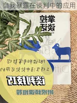 自我暴露在谈判中的应用