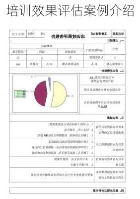 培训效果评估案例介绍
