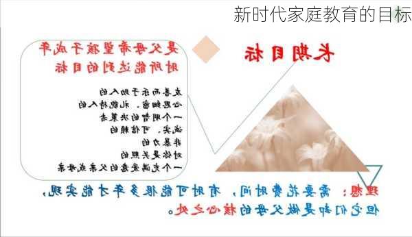 新时代家庭教育的目标