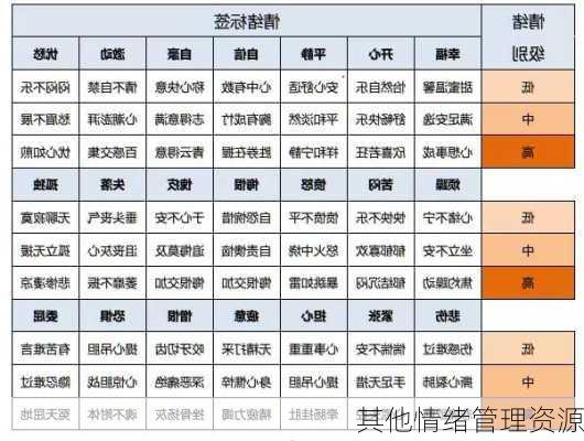 其他情绪管理资源