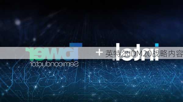 英特尔IDM20战略内容