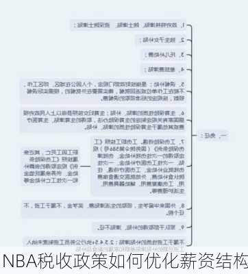 NBA税收政策如何优化薪资结构