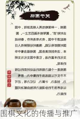 围棋文化的传播与推广
