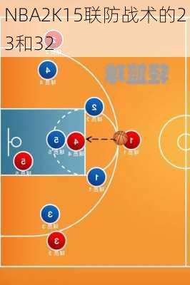 NBA2K15联防战术的23和32