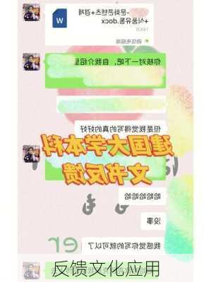 反馈文化应用