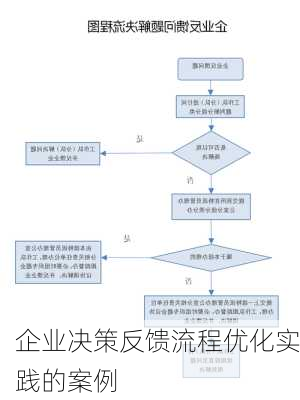 企业决策反馈流程优化实践的案例