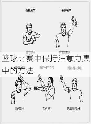 篮球比赛中保持注意力集中的方法