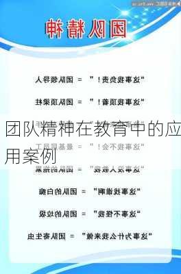 团队精神在教育中的应用案例