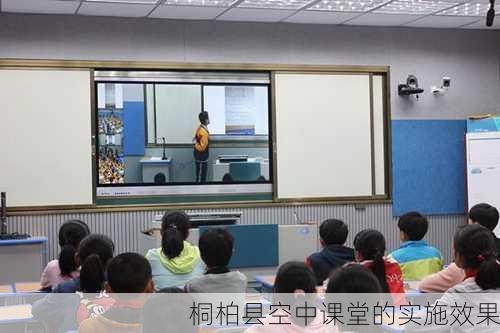桐柏县空中课堂的实施效果