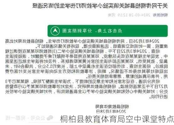 桐柏县教育体育局空中课堂特点