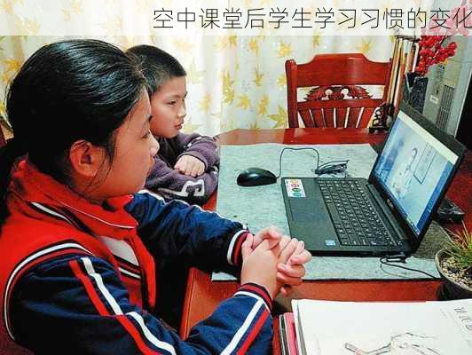 空中课堂后学生学习习惯的变化