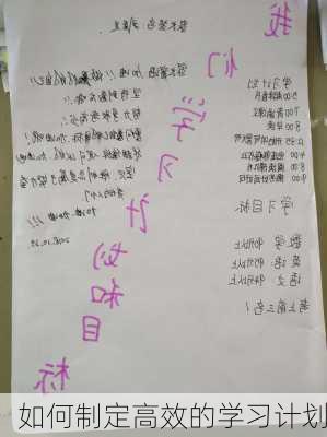 如何制定高效的学习计划
