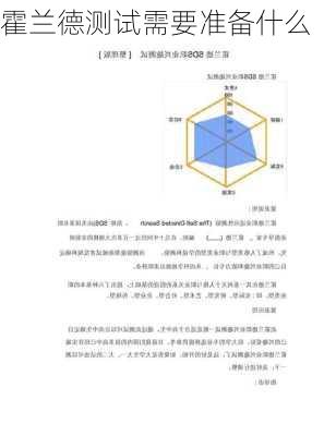 霍兰德测试需要准备什么