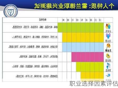职业选择因素评估