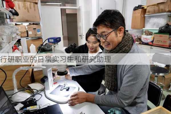 行研职业的日常实习生和研究助理