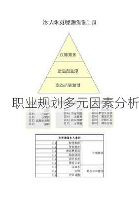 职业规划多元因素分析