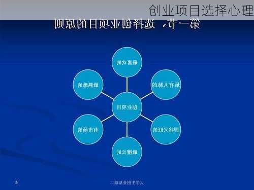 创业项目选择心理
