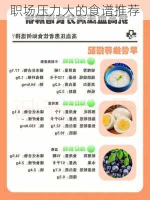 职场压力大的食谱推荐