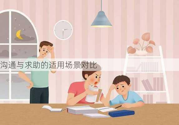沟通与求助的适用场景对比