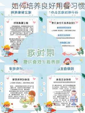 如何培养良好用餐习惯