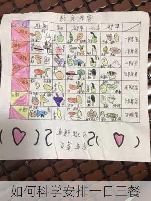 如何科学安排一日三餐