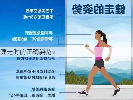 健走时的正确姿势