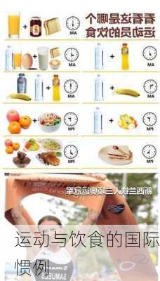 运动与饮食的国际惯例