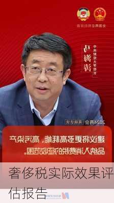 奢侈税实际效果评估报告