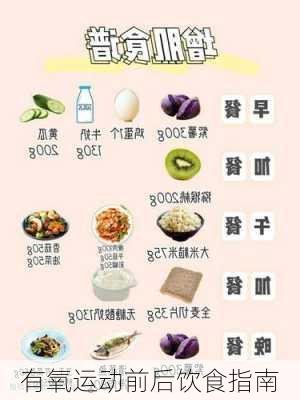 有氧运动前后饮食指南