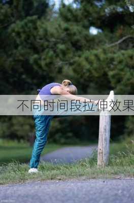 不同时间段拉伸效果