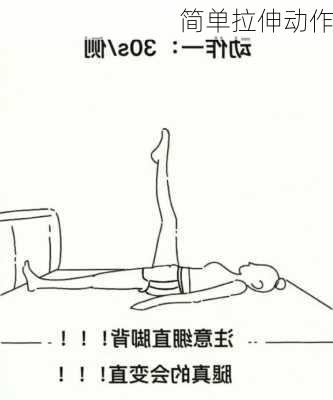 简单拉伸动作
